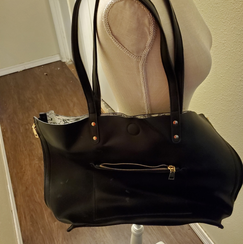 Large Black Purse